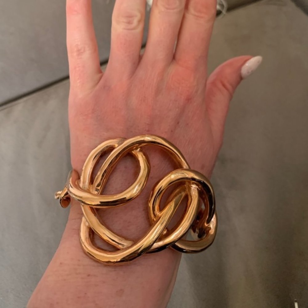 Alexis Bittar rose gold bracelet